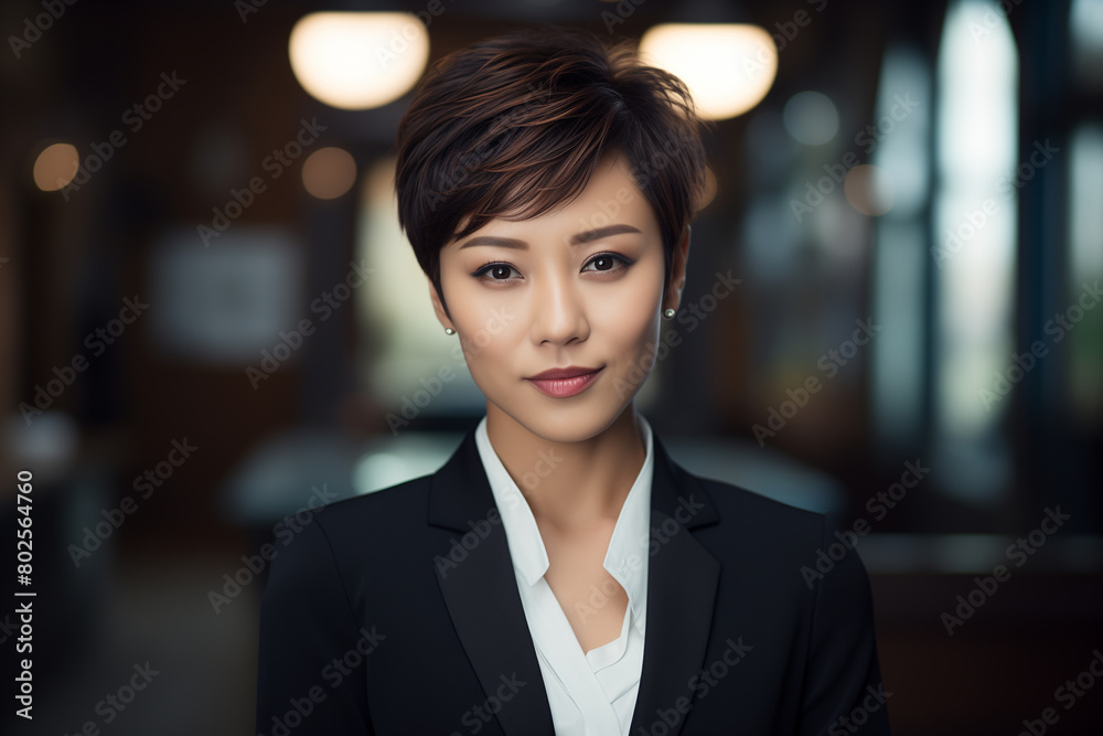 portrait of a business asian woman portrait of a business asian woman