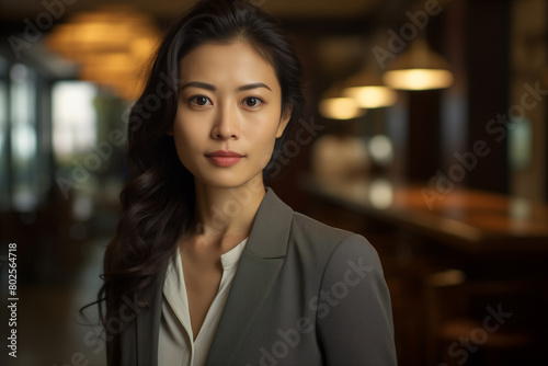 portrait of a business asian woman