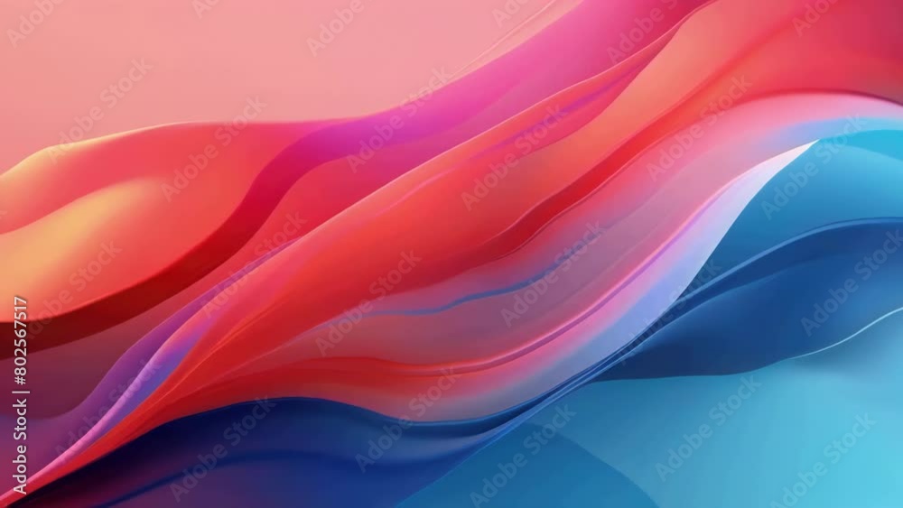 A colorful wave with red, blue and purple colors A colorful wave with red, blue and purple colors