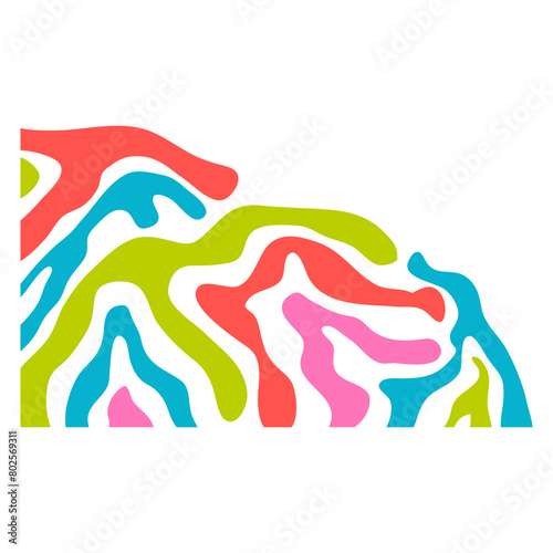 Corner Liquid Topography