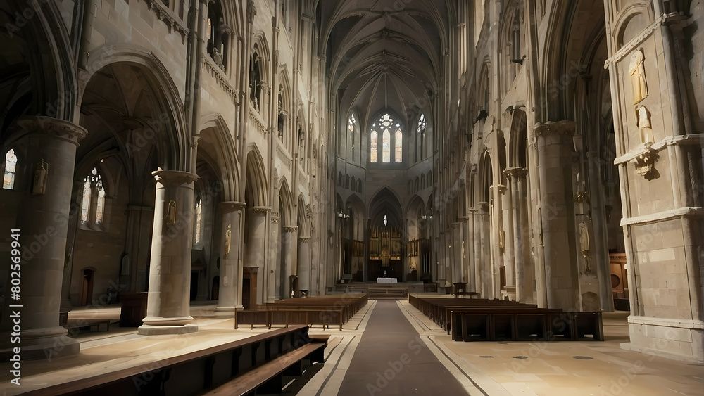 interior of saint cathedral interior of saint cathedral