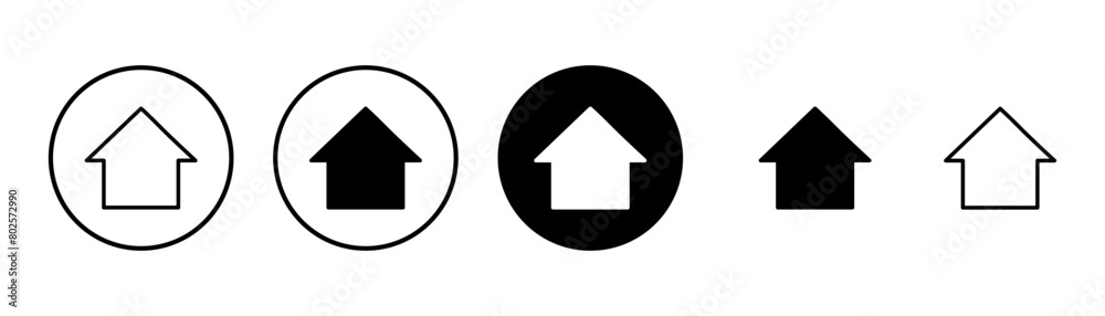 Home icon vector isolated on white background. House vector icon. Address Home icon vector isolated on white background. House vector icon. Address