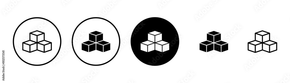 Box icon vector isolated on white background. Cardboard box, packaging open. Box vector icon Box icon vector isolated on white background. Cardboard box, packaging open. Box vector icon