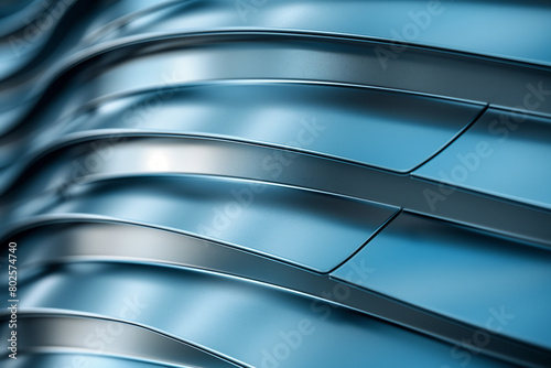 Wallpaper Mural Abstract Close-up of Curved Metal Surfaces Torontodigital.ca