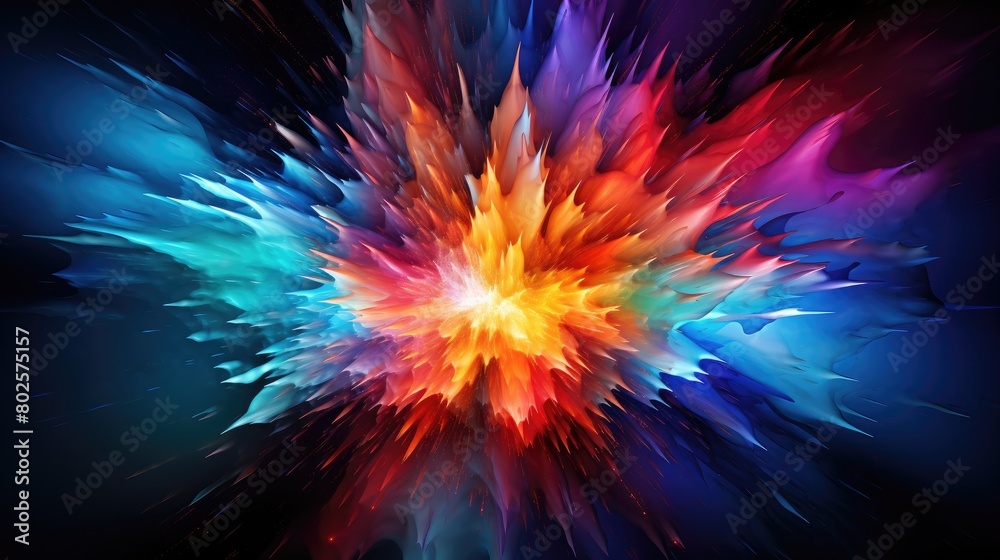 Vibrant Explosion of Color Vibrant Explosion of Color