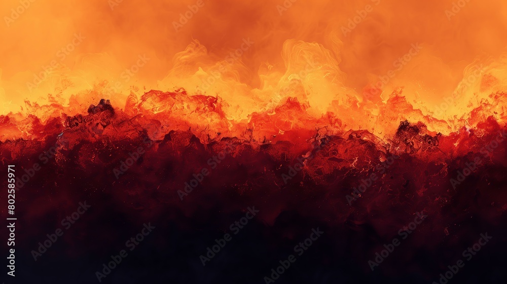 Dramatic Fire Abstract Background