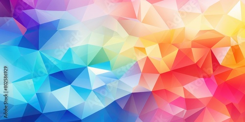 Vibrant Geometric Polygon Background