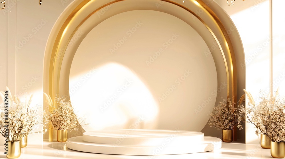 Obraz premium background wedding modern 3D rendering