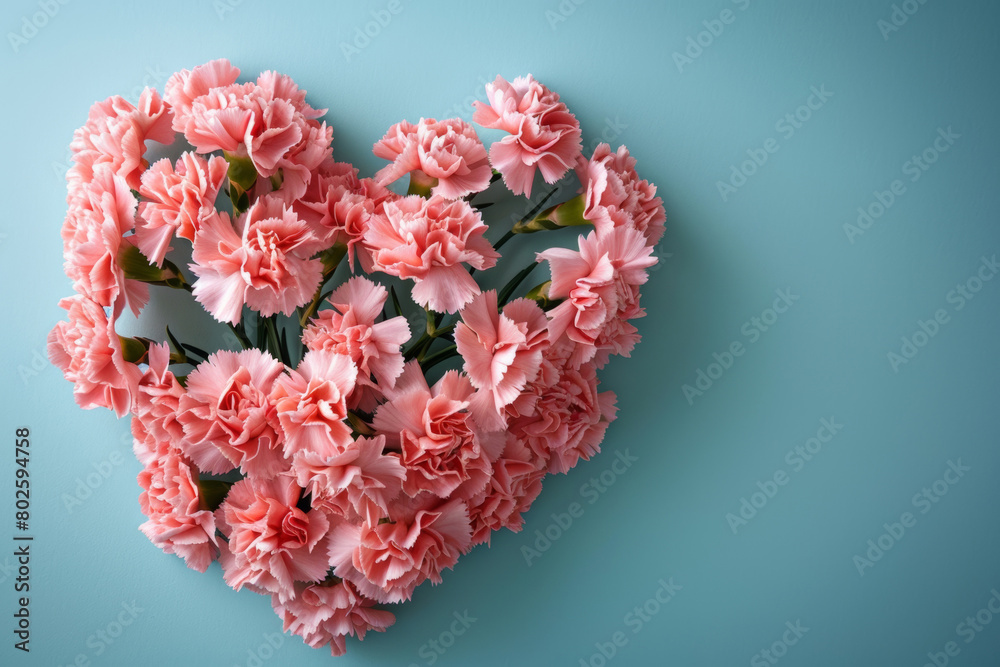 carnation flowers in pink and red for Mother's Day love gift carnation flowers in pink and red for Mother's Day love gift
