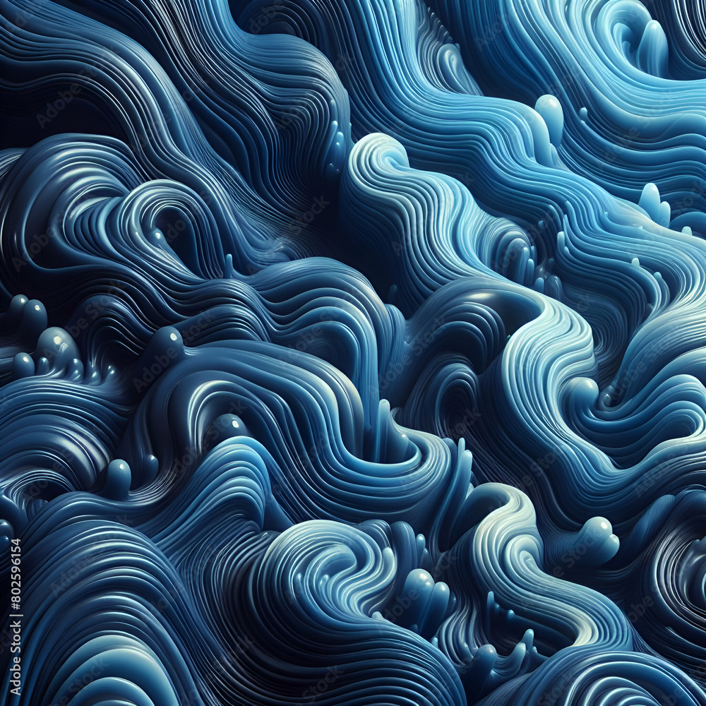 Abstract Blue & White Wavy Liquid Wallpaper. Riding the Currents in Cosmic Fluid Dynamics Science. Aesthetic Calming Relax Ocean Waves. Motion Lines. Decorative Fractal. When Organic Water Goes Down Abstract Blue & White Wavy Liquid Wallpaper. Riding the Currents in Cosmic Fluid Dynamics Science. Aesthetic Calming Relax Ocean Waves. Motion Lines. Decorative Fractal. When Organic Water Goes Down