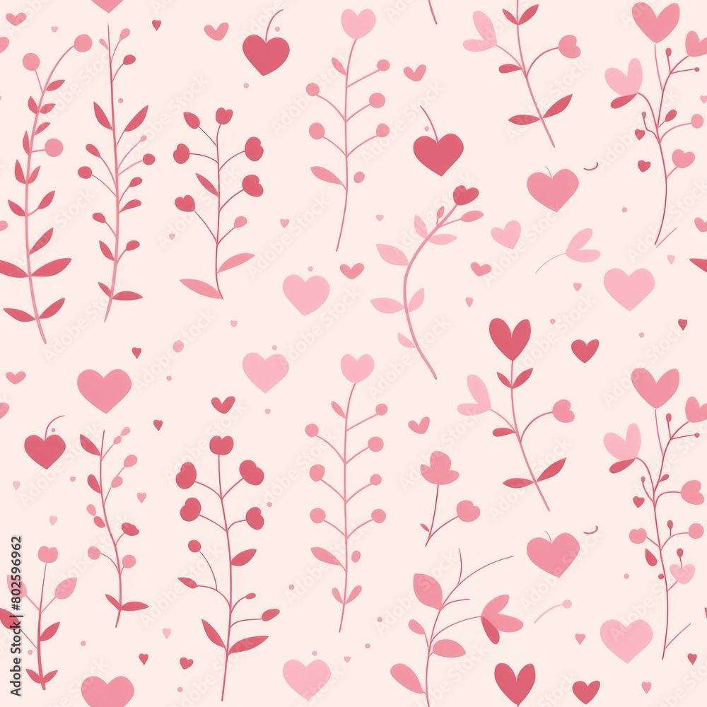 Simple Seamless Cute Valentine's Day Pattern in Light Pink
Simple Seamless Cute Valentine's Day Pattern in Light Pink