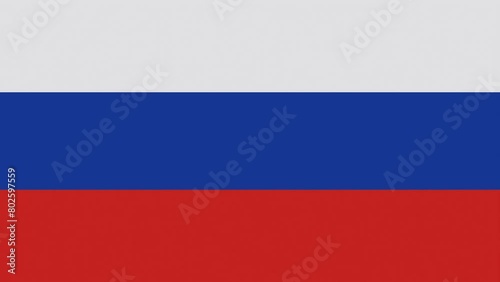Russia Flag Flip Animation Curtain Transition Effect Transparent Background Alpha Channel photo