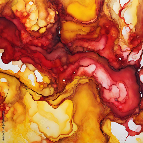 red and yellow background