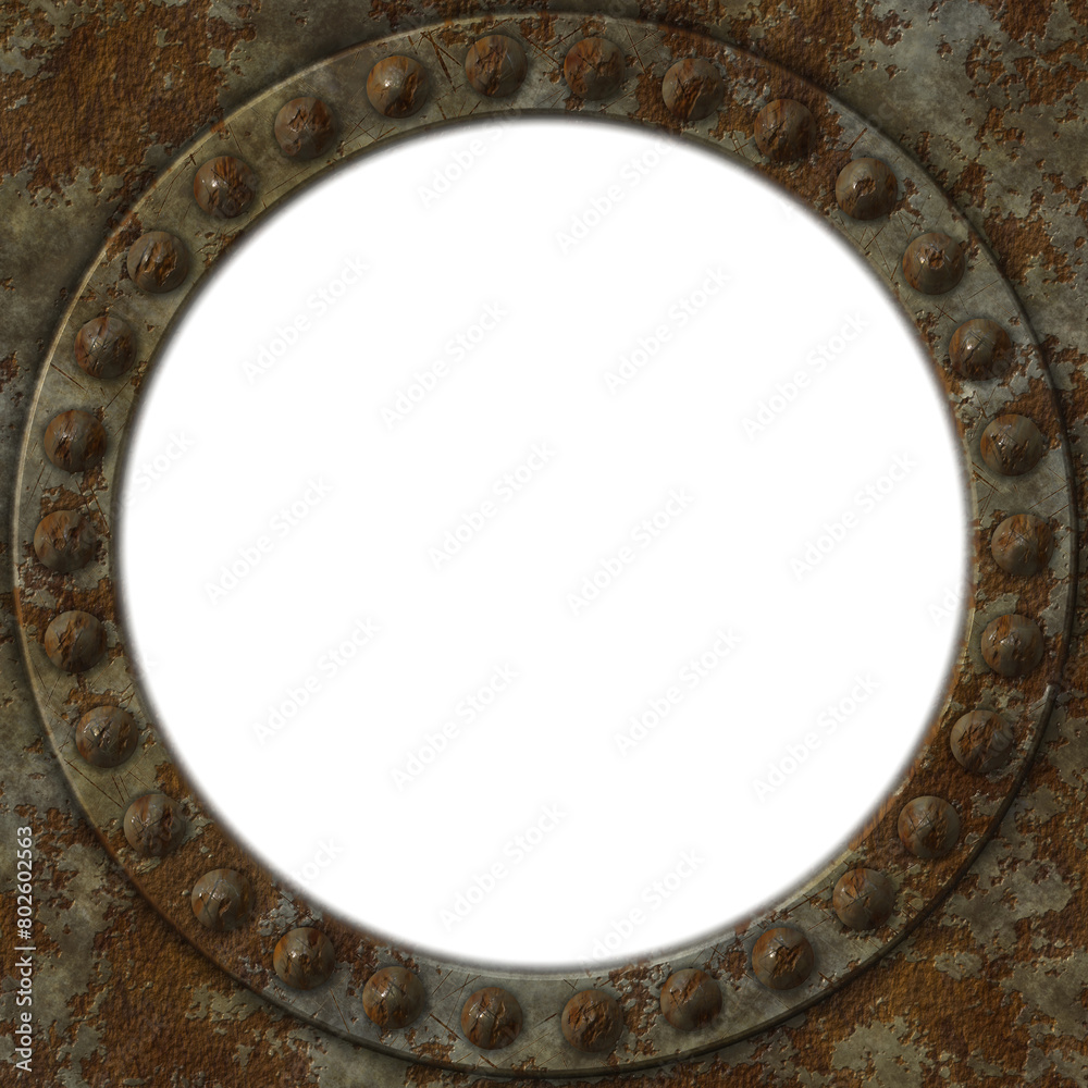 Fototapeta premium steampunk frame or border