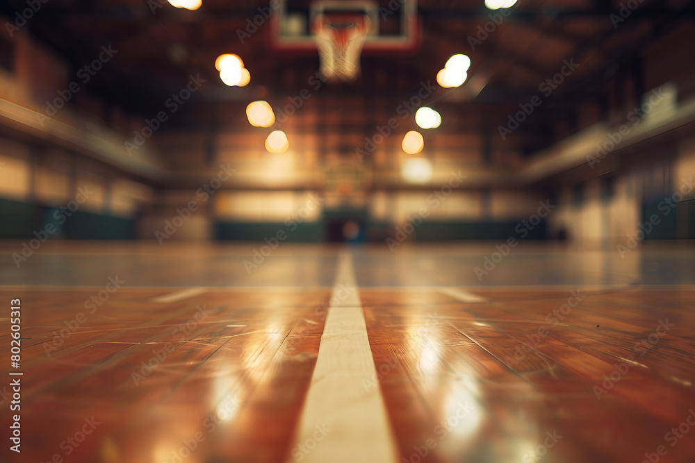 blurred photograph of Basketball court. blurred photograph of Basketball court.
