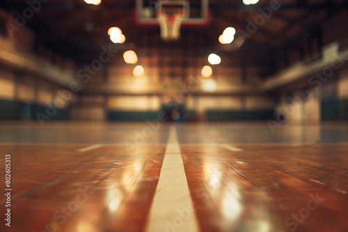 blurred photograph of Basketball court. © jufri