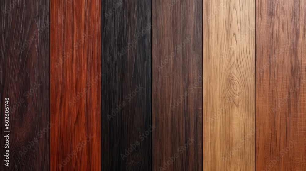 Obraz premium Oil-rubbed wood grain enhancing natural patterns, luxurious and deep for premium backgrounds,