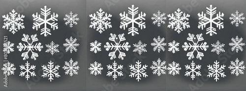 Snowflakes icons. White Snowflake. Snowflakes template. Snow winter. Snowflakes icons.