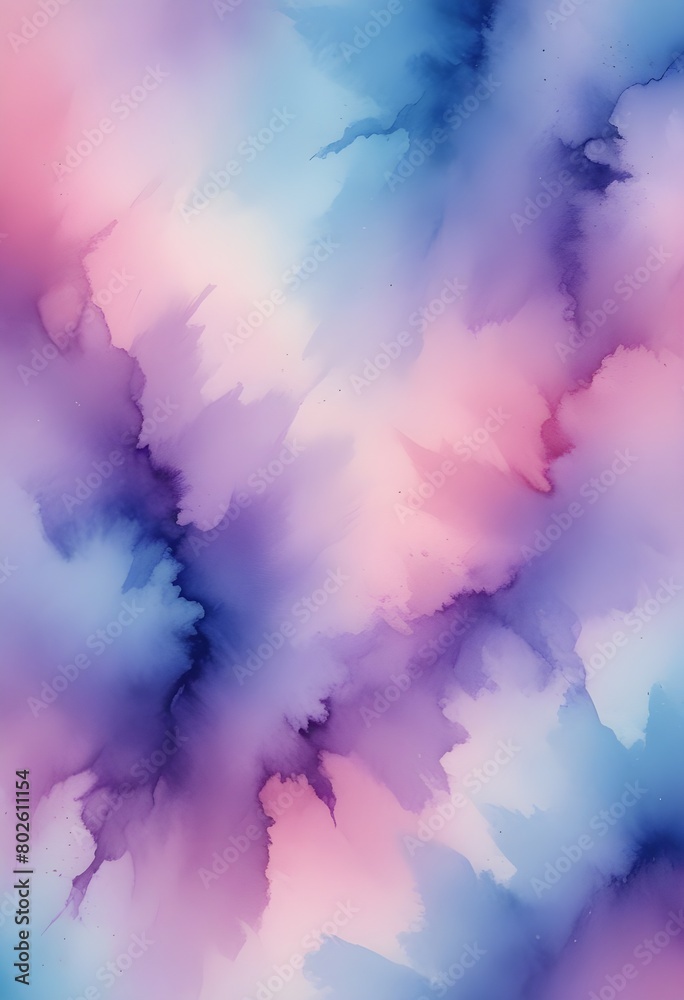 Magical Fantasy Art with Smooth Light Pink Purple and Blue Shades