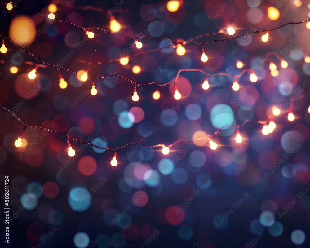 Twinkle lights with a purple background. Twinkle lights with a purple background.