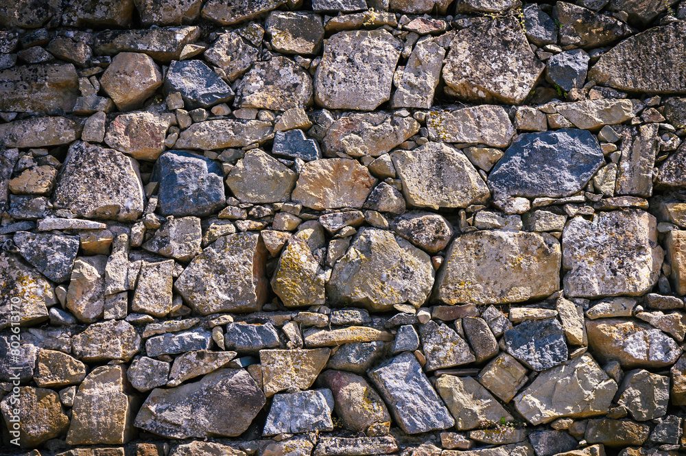Retro style design decorative irregular cracked real stone wall surface motley stone 1