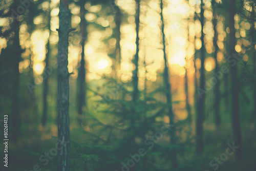 blurred photograph of Forest, outoffocus photograp. photo
