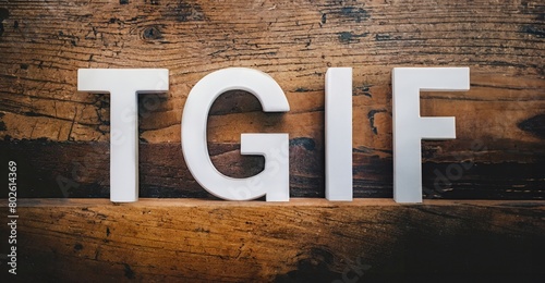TGIF, Today God Is First saying, Thank God It's Friday