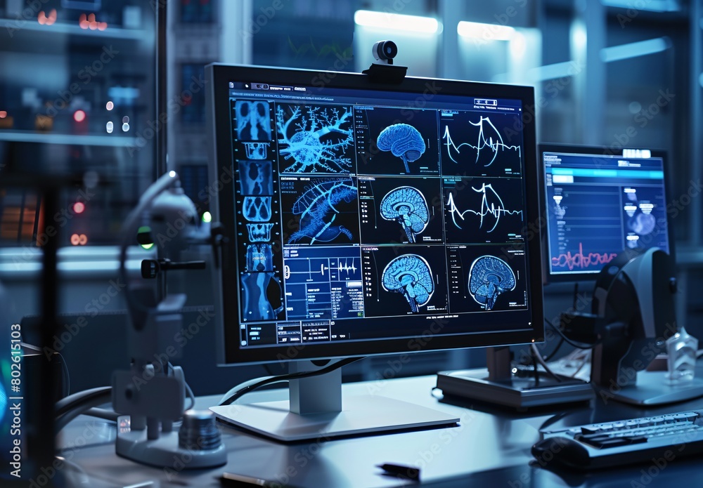 Fototapeta premium x ray image of brain