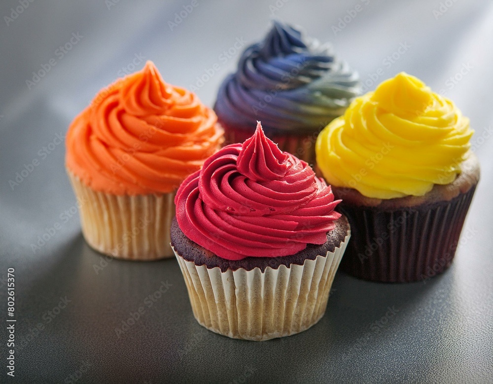 Cupcakes with cream