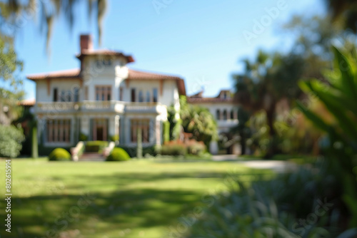 blurred photograph of Mansion.