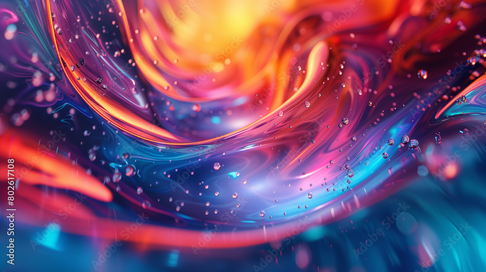 Obraz premium abstract background, modern 3d wallpaper vibrant colors 