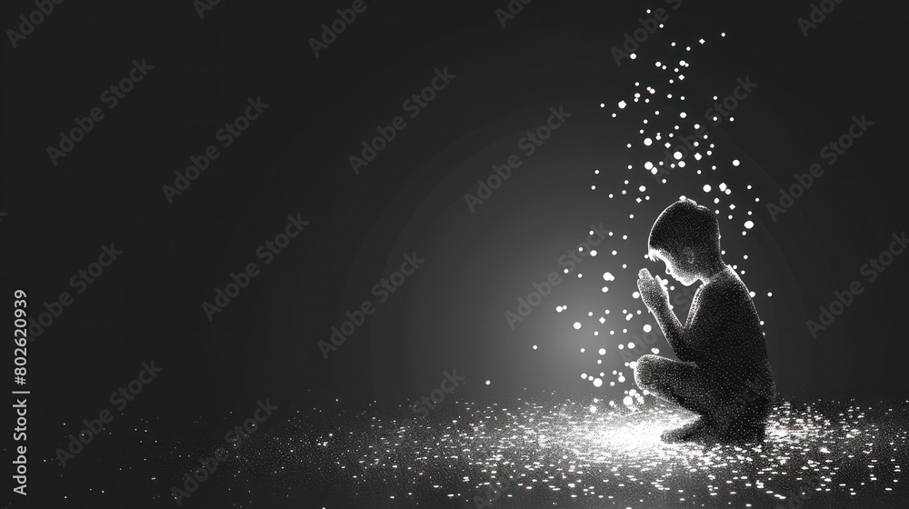 Obraz premium Boy in Prayer