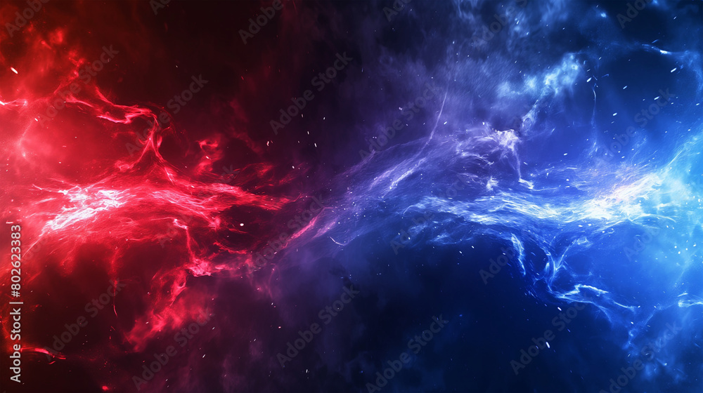 Red and Blue isolation background, Illustration Red and Blue isolation background, Illustration