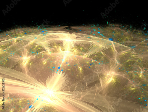 Imaginatory fractal abstract background Image