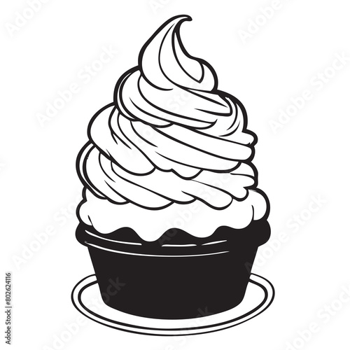 Whipped cream in a low bowl