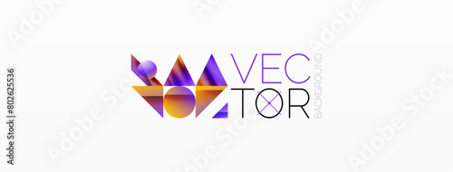 Let our vibrant and artistic logo for Avec Tor brighten up your brand with a colorful mix of purple, violet, magenta, and electric blue hues in a unique rectangle and petal design