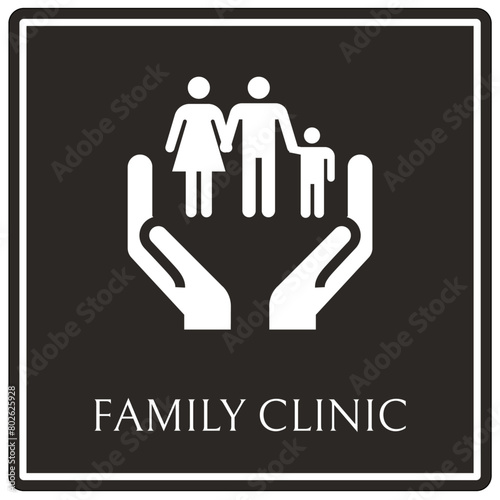 Family clinic sign