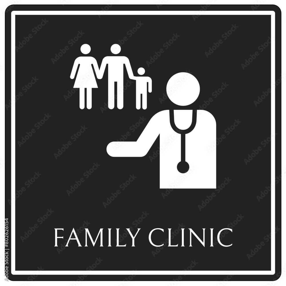 Family clinic sign Family clinic sign