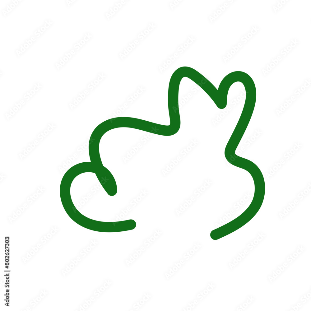 Abstract shapes squiggle lines vector Abstract shapes squiggle lines vector