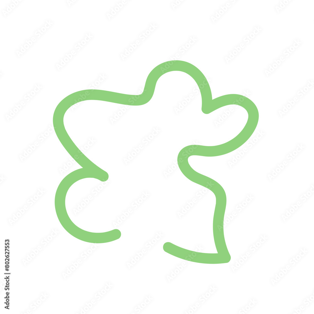 Abstract shapes squiggle lines vector Abstract shapes squiggle lines vector