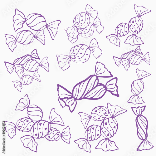 Candy Outline Collection.eps