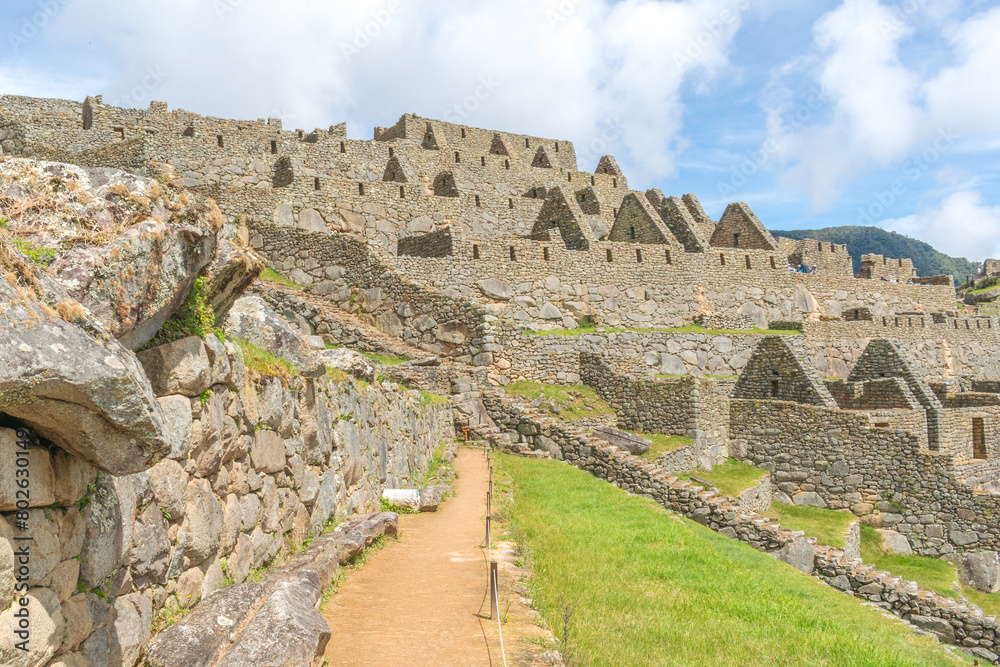 Inca Ruins at Machu Pichu