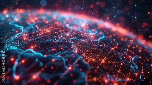 Dynamic visuals depict our interconnected world, where technology reshapes how we connect and collaborate, transcending borders and boundaries.