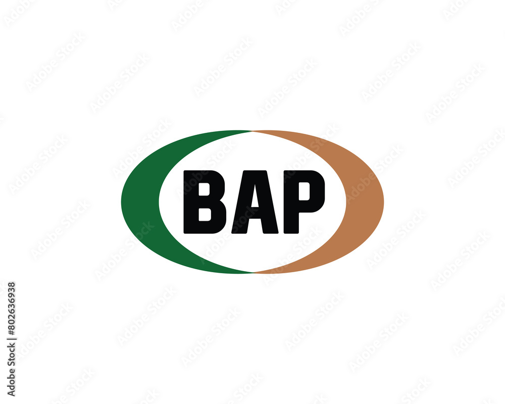BAP logo design vector template BAP logo design vector template