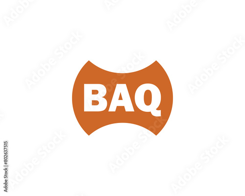 BAQ logo design vector template photo