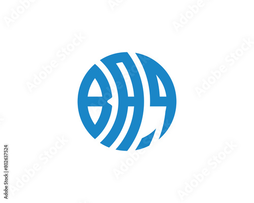 BAQ logo design vector template