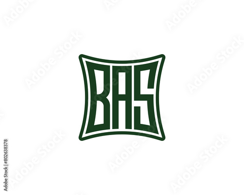 BAS logo design vector template