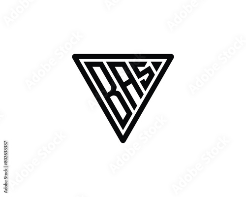 BAS logo design vector template