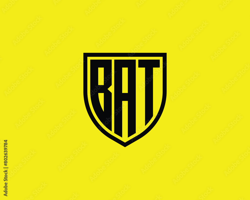 BAT logo design vector template BAT logo design vector template