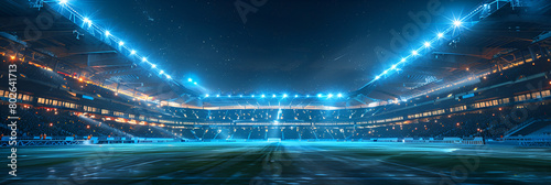 traffic in the city,
 Soccer stadium at night with full of fans  photo